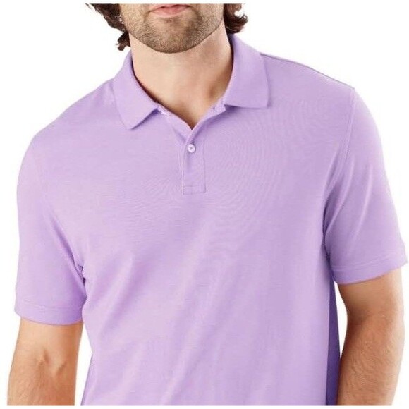 Member's Mark Men's Purple Classic Fit Stretch Cotton Pique Polo Size XL New - Picture 9 of 10